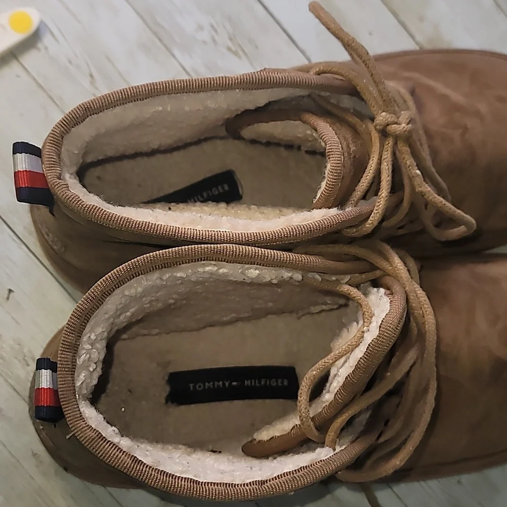Tommy Hilfiger Mens Chukka Boots Welsh 2 Size‎ 11 Sherpa Lined